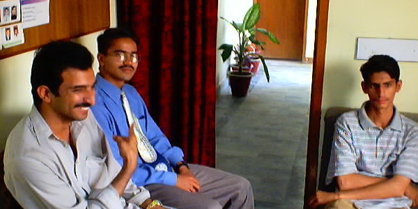 Students in CAT Reception ofiice